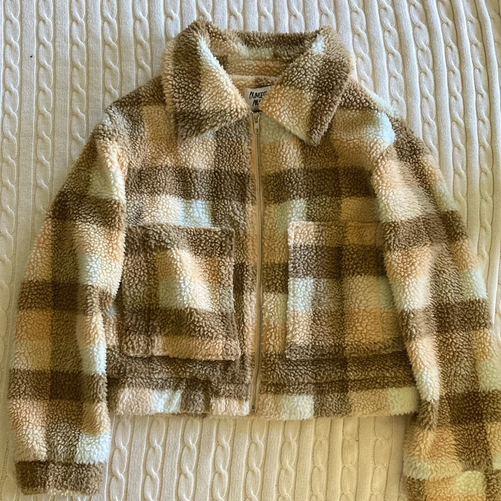 Princess Polly Dorian Checkered Jacket - Size 2 - Picture 6 of 12